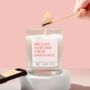 Auntie And Uncle Pregnancy Announcement Candle Gift, thumbnail 1 of 6