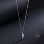 Tiny And Delicate Angel Wing Pendant Necklace, thumbnail 3 of 11