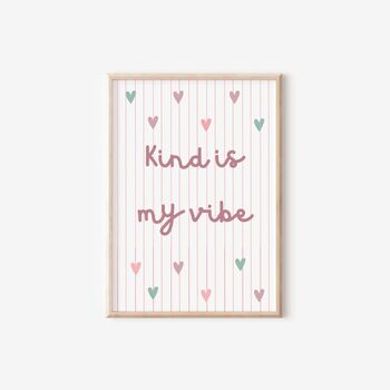 Personalised Floral Name Print Set, Girls Room Pastel Gallery Wall, 2 of 5