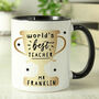 Personalised 'World’s Best Teacher' Mug, thumbnail 1 of 5