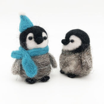 Needle Felting Kit Baby Penguins, 5 of 12