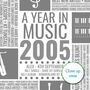 Personalised 20th Birthday Print Year Music Gift 2005, thumbnail 9 of 11