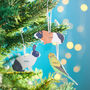 Personalised Pet Christmas Hanging Decoration, thumbnail 1 of 10