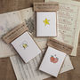 Pack Of Six Handmade Cards Choose Your Own Two Designs, thumbnail 2 of 7