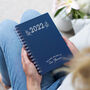 Personalised 2023 Silver Foil Diary With Wreath Design, thumbnail 1 of 12
