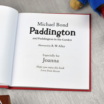Personalised Paddington Bear Giftboxed Book, 2 of 7