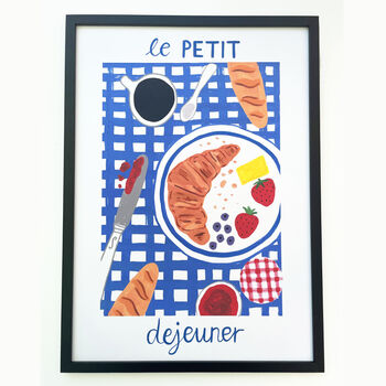 Le Petit Dejeuner Breakfast Art Print, 2 of 2