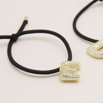 Crystal Alphabet Hair Tie, 3 of 4