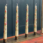 Hand Painted Cottage Garden Flower Candles, thumbnail 4 of 4