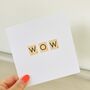 Wow Congratulations Handmade Card, thumbnail 1 of 2