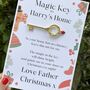 Personalised Father Christmas's Magic Key With Poem, thumbnail 2 of 3