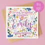 Personalised Birthday Card For Daughter Or Daughter In Law, thumbnail 1 of 6