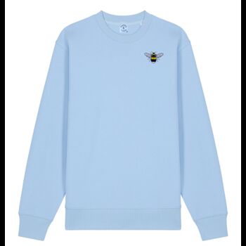 Organic Cotton Embroidered Bee Sweatshirt, 7 of 12