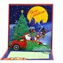 Pop Up 3D Santa Delivery Christmas Card, thumbnail 2 of 2