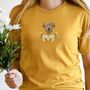 Personalised Airedale Terrier Dog Mum Shirt With Flowers, thumbnail 1 of 11