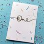 Personalised Number Birthday Card, thumbnail 1 of 3