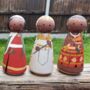 Five Iconic African Queens Wooden Peg Dolls Gift Set, thumbnail 3 of 12