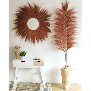 Coral Rayung Pampas Grass Set, 8 of 10