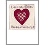 Personalised 1st Anniversary Card, thumbnail 9 of 12