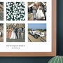 Personalised Twelve Photos Wedding Print, thumbnail 2 of 7