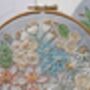 Pastel Blooms Embroidery Pattern, thumbnail 4 of 6
