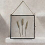 Vintage Pressed Flower Frame: Natural Wheat Large, thumbnail 1 of 7