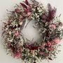Autumnal Cottage Style Dried Flower Wreath, thumbnail 3 of 12