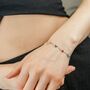 Gold And Silver Plated Dangle Dainty Bracelet, thumbnail 2 of 3
