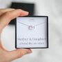 Mother And Daughter Necklace Gift, Mum Birthday Gift, thumbnail 1 of 6