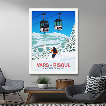 Vars Risoul Ski Resort Poster, 2 of 6