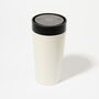 Circular And Co Coffee Cup Made From Paper Cups 12oz Chalk And Black, thumbnail 1 of 8