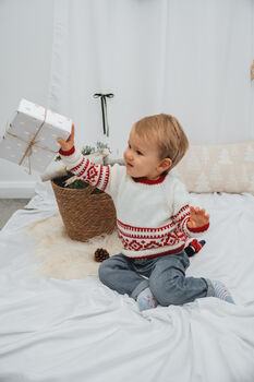 Personalised Argyle Handmade Jumper, 9 of 10