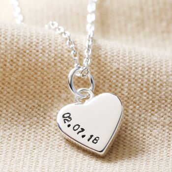 Personalised Vermeil Heart Necklace, 6 of 11