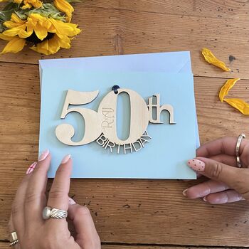 Personalised 50th Birthday Card, 2 of 9
