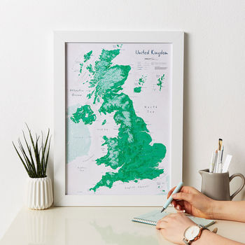 Map Of UK Art Print, 2 of 12