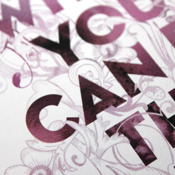 'Be The Queen' Typography Print, 4 of 6