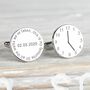 Personalised Wedding Cufflinks With Sayings, thumbnail 9 of 10