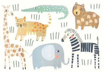 Safari Baby Animals Card, 2 of 3