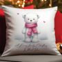 Sentimental Winter Teddy Bear Cushion Gift Collection, thumbnail 9 of 11