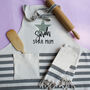 Personalised Cotton Apron Tea Towels, Gift For Her, thumbnail 3 of 12