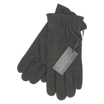 Sandford. Men's Warm Lined Suede Gloves, 6 of 11