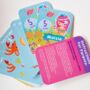 Personalised Mermaids Birthday Number Skills Cards Gift Box, thumbnail 3 of 8