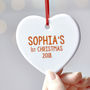 Personalised Baby's First Christmas Decoration, thumbnail 7 of 7