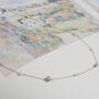 Grey And White Freshwater Pearl Chain Necklace, thumbnail 7 of 12