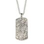 Oasis Palm Men's Sterling Silver Necklace, thumbnail 3 of 8