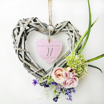 Handmade Personalised ‘Just For You’ Flower Wreath, 5 of 6