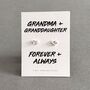 Grandma And Granddaughter Heart Knot Earrings Sterling Silver Or Gold Plated, thumbnail 9 of 10