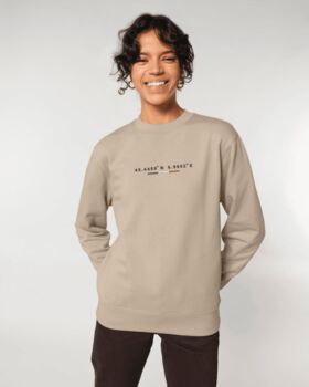 Custom Coordinates, Organic Cotton, Unisex Sweatshirt, 11 of 12