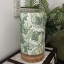 Apple Green William Morris Acanthus Cylinder Lampshades, thumbnail 1 of 7