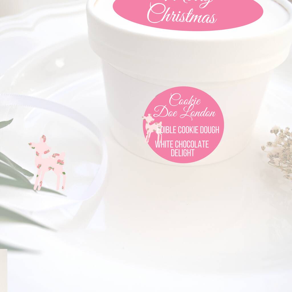 White Chocolate Delight Edible Cookie Dough By Cookie Doe London